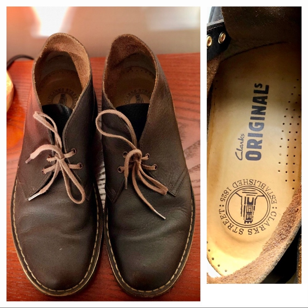 👞Clarks Originals Desert Boot Men's Leather Shoes